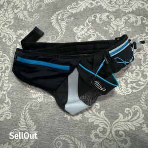 AiRunTech Running Waist Pack with Water Bottle Holder Multicolor